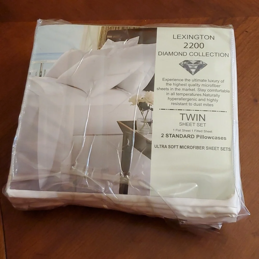 Lexington Microfiber Twin Bed Sheet set